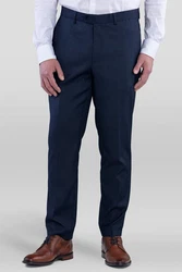 SANDER STELLAN Anzug Herren Business Anzug Slim Fit Hellblau/Dunkelblau/Blau