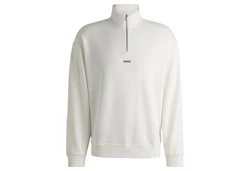 HUGO Sweatshirt mit Half-Zip-Kragen - Durty244 244