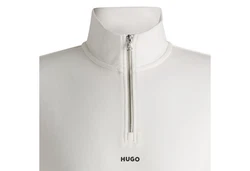 HUGO Sweatshirt mit Half-Zip-Kragen - Durty244 244