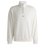 HUGO Sweatshirt mit Half-Zip-Kragen - Durty244 244