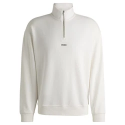 HUGO Sweatshirt mit Half-Zip-Kragen - Durty244 244