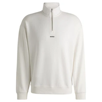 HUGO Sweatshirt mit Half-Zip-Kragen - Durty244 244