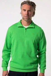 Sweatshirt Sweat-Troyer Ripp-Qualitt Zippkragen