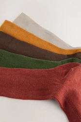 Next Kurzsocken im 5er-Pack Mischfarben/Orange/Bordeaux/Dunkelrot/Rot/Braun