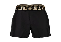 Versace Badeshorts Poly Golfo Herren Creme/Schwarz/Beige/Lila/Braun