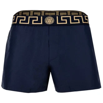 Versace Badeshorts Poly Golfo Herren Blau/Dunkelblau