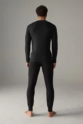 Next Thermounterhemd und Thermo-Oberteil Set (2-St) Schwarz