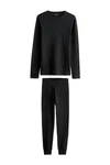 Next Thermounterhemd und Thermo-Oberteil Set (2-St) Schwarz