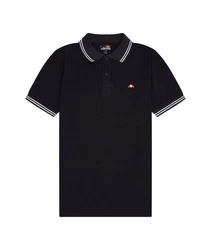 ELLESSE Poloshirt 'Rooks' Dunkelblau/Schwarz/Orange