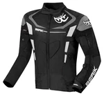 Berik Motorradjacke Torino Evo Grau/Schwarz/Weiß