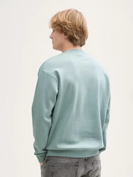 TOM TAILOR Denim Sweatshirt Hellgrün/Grün/Hellblau