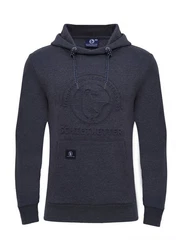 Schietwetter Kapuzenpullover Herren Hoodie Takelage Tjark Dunkelblau/Dunkelgrau