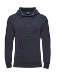 Schietwetter Kapuzenpullover Herren Hoodie Takelage Tjark Dunkelblau/Dunkelgrau