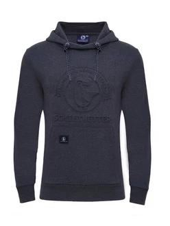 Schietwetter Kapuzenpullover Herren Hoodie Takelage Tjark Dunkelblau/Dunkelgrau