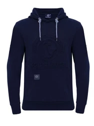 Schietwetter Kapuzenpullover Herren Hoodie Takelage Tjark Dunkelblau/Blau