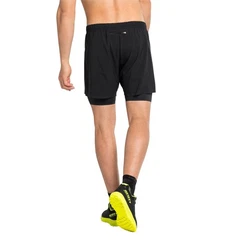 Odlo Shorts Zeroweight 2-In-1 Schwarz/Dunkelgrau/Rot/Grün/Beige