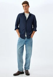 Straight-Jeans Normale Leibhhe Vintage Straight