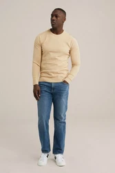 WE Fashion Sweater Gelb/Khaki/Beige/Braun