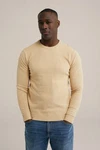 WE Fashion Sweater Gelb/Khaki/Beige/Braun