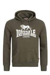 Lonsdale Hoodie Fremington Dunkelgrün/Grün
