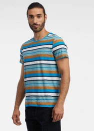 T-Shirt - Kurzarm Shirt gestreift -MEONS
