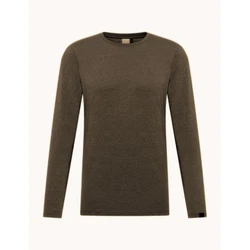 Ragwear Langarmshirt Longsleeve ZACHARI Khaki/Dunkelgrün