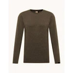Ragwear Langarmshirt Longsleeve ZACHARI Khaki/Dunkelgrün