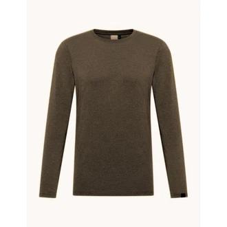 Ragwear Langarmshirt Longsleeve ZACHARI Khaki/Dunkelgrün