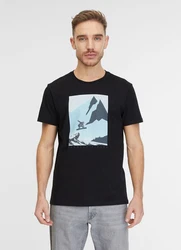 Ragwear T-Shirt Gelb/Hellblau/Schwarz