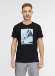 Ragwear T-Shirt Gelb/Hellblau/Schwarz