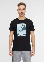 Ragwear T-Shirt Gelb/Hellblau/Schwarz