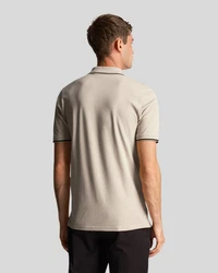 Lyle & Scott Poloshirt Tipped Khaki/Beige/Braun