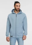 Ragwear Sweatjacke ZIP Hoodie Zenway Hellblau/Blau/Grau
