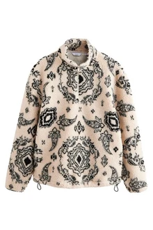 Next Fleecepullover Fleece mit Print Next Fleecepullover Fleece mit Print