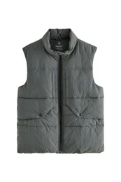 Steppweste Weste mit Utility-Tasche (1-tlg)