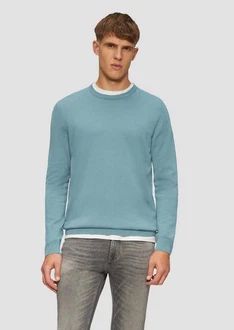 s.Oliver Pullover Hellblau/Türkis/Blau