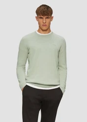 s.Oliver Pullover Hellgrün/Grün