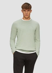 s.Oliver Pullover Hellgrün/Grün