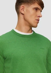 s.Oliver Pullover Grün/Neonfarben/Dunkelgrün