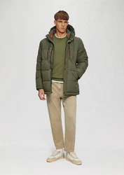 s.Oliver Pullover Dunkelgrün/Grün/Khaki