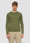 s.Oliver Pullover Dunkelgrün/Grün/Khaki