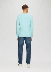 s.Oliver Pullover Hellblau/Türkis