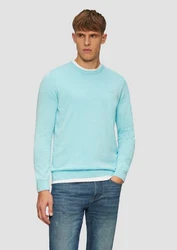 s.Oliver Pullover Hellblau/Türkis