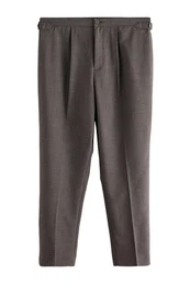 Stoffhose Wollhose mit Seitenstreifen und Grenversteller (1-tlg)