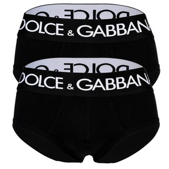 DOLCE & GABBANA Slip Brando (2er Pack) Gelb/Grau/Schwarz