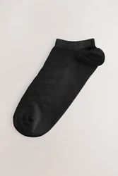 Next Flinge Sport-Sneaker-Socken (5er-Pack) Schwarz/Dunkelgrau
