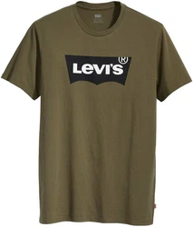 LEVI'S T-Shirt Graphic Set-In Neck Dunkelgrün