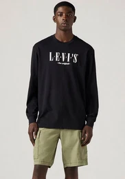 Levi's Langarmshirt mit Logoschriftzug