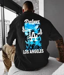 RMK T-Shirt Herren Shirt Basic Los Angeles Palme Taube