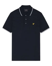 Lyle & Scott Poloshirt Tipped Dunkelblau/Blau